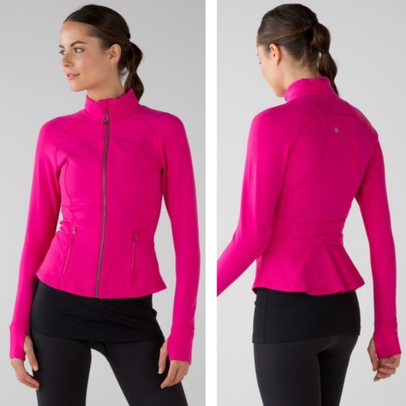 RARE Lululemon Hustle In Your Bustle Jacket in Jewelled Magenta Size 10 - Picture 1 of 14